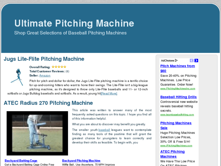 www.ultimatepitchingmachine.net