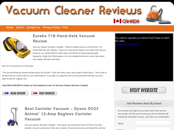 www.vacuumcleanerreviews.ca