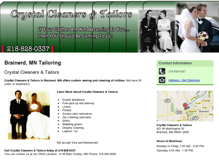 www.crystaldrycleanersandtailors.com