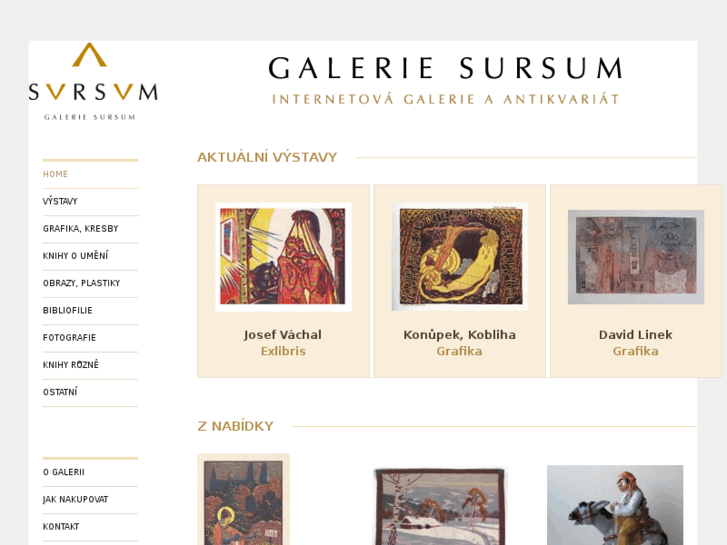 www.galeriesursum.cz