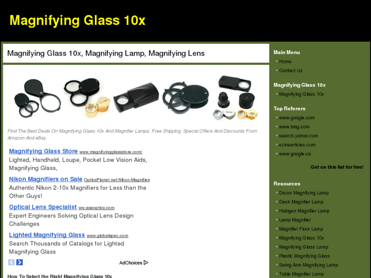 www.magnifyingglass10x.org