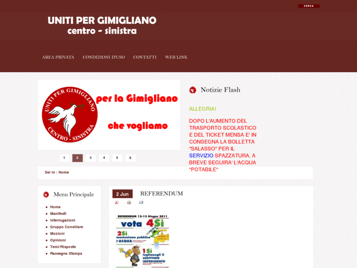 www.unitipergimigliano.com