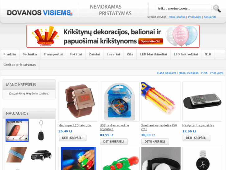 www.dovanosvisiems.lt