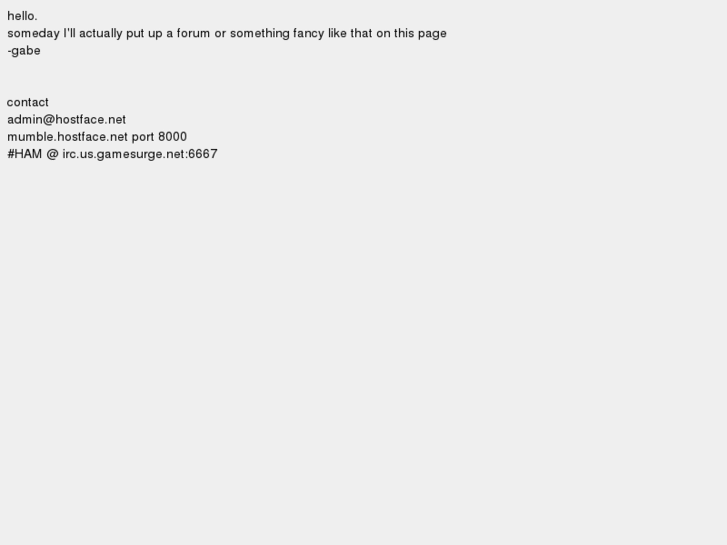 www.hostface.net