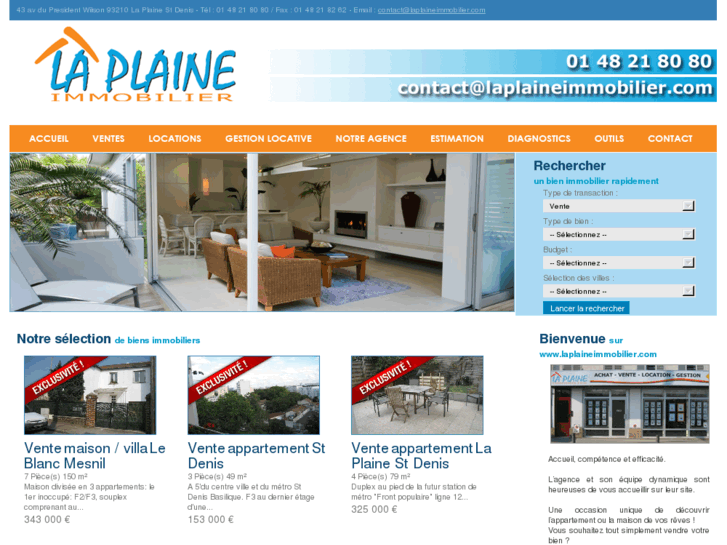 www.laplaineimmobilier.com