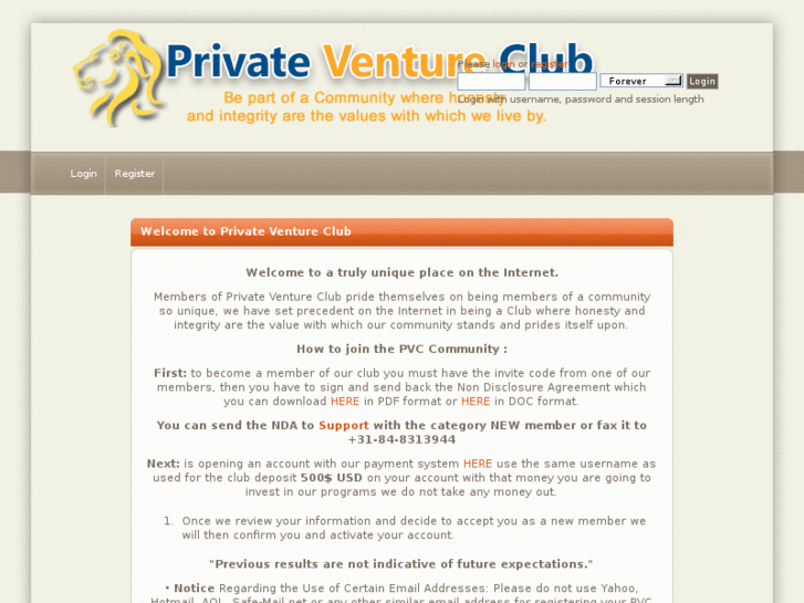 www.privateventureclub.com