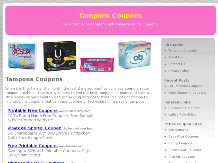 www.tamponscoupons.com