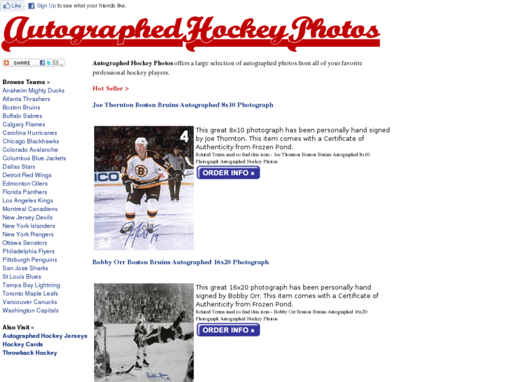 www.autographedhockeyphotos.com