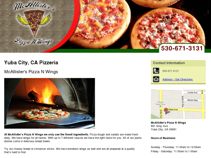 www.mcallisterspizzanwings.com