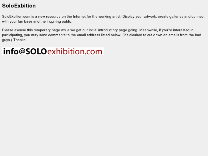 www.soloexhibition.com