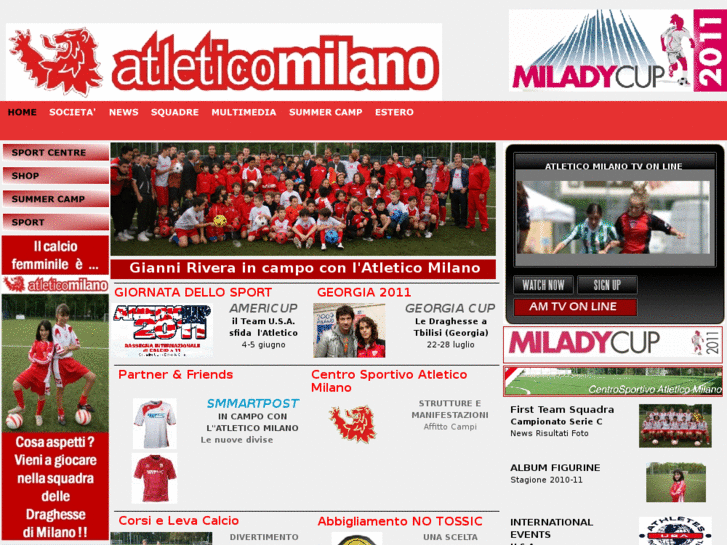 www.atleticomilano.it