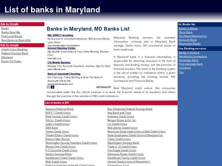 www.banksinmaryland.net