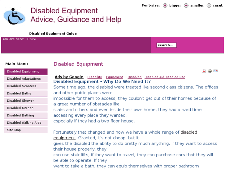 www.disabledequipment.org