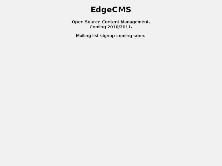 www.edgecms.org