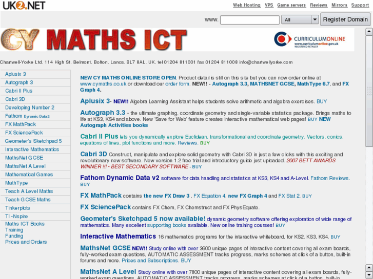 www.mathssoftware.co.uk