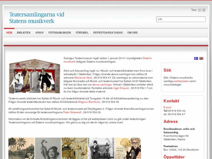 www.teatermuseet.se