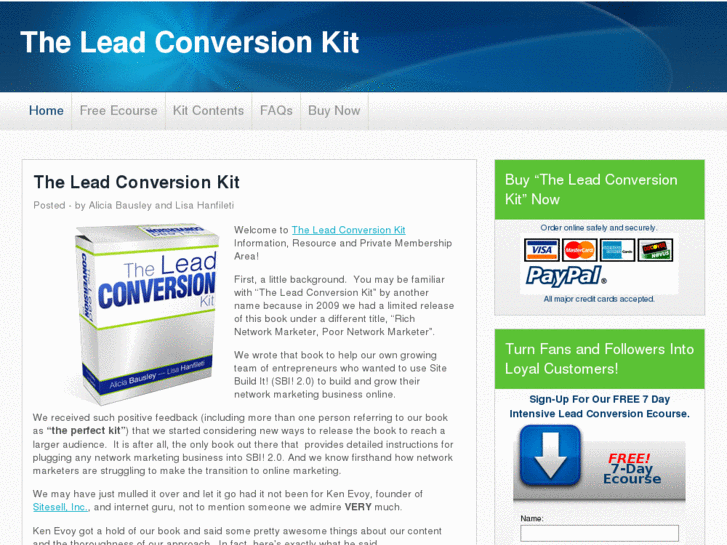 www.theleadconversionkit.com