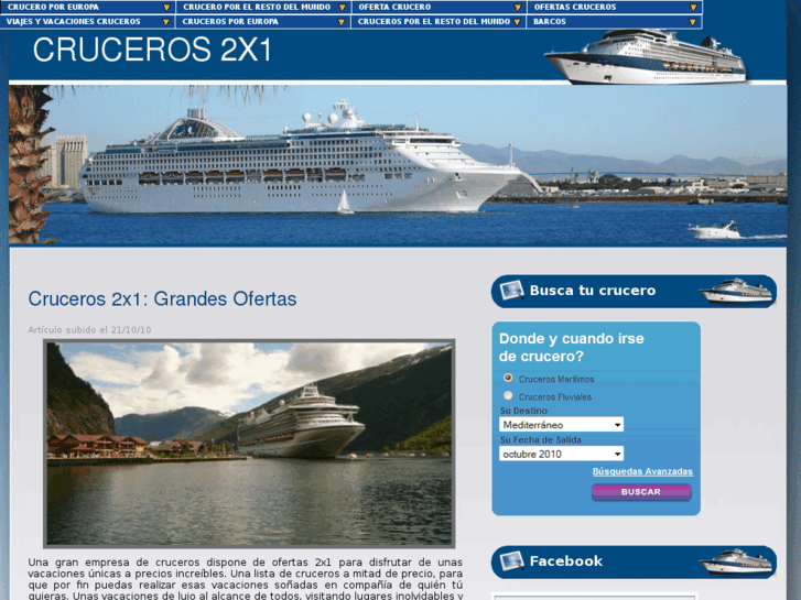 www.2x1cruceros.es