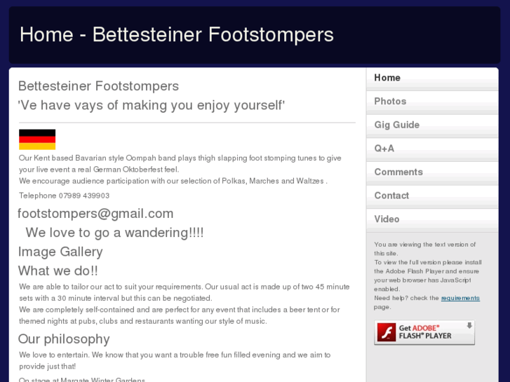 www.bettesteinerfootstompers.org