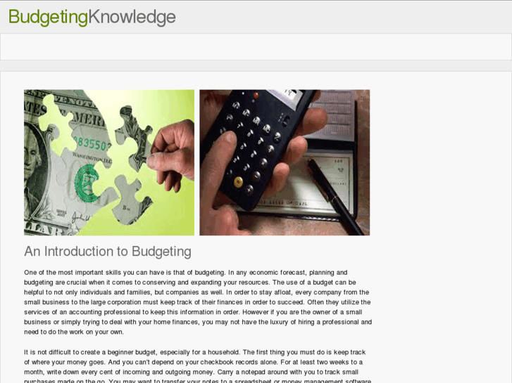 www.budgetingknowledge.com