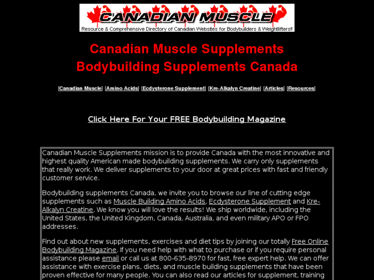 www.canadianmuscle.net