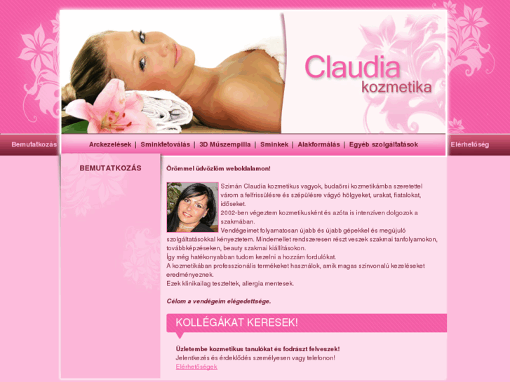 www.claudiakozmetika.hu