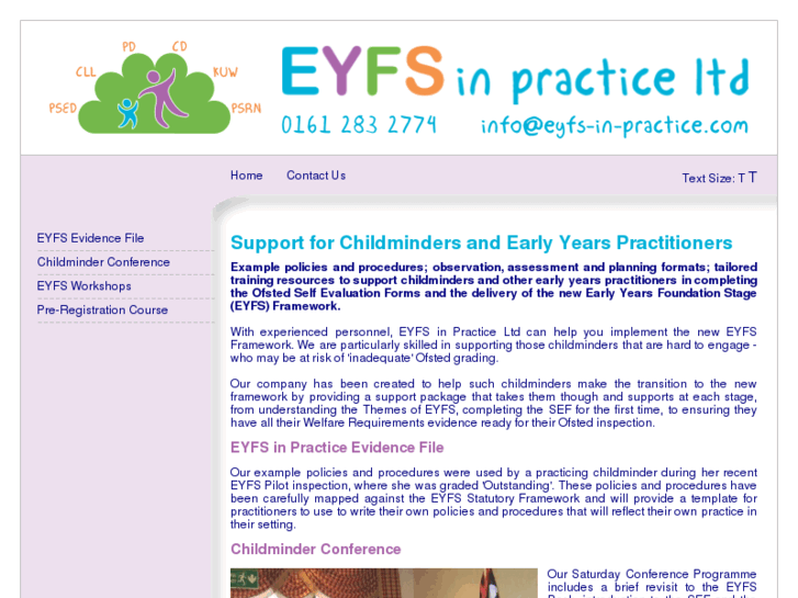 www.eyfs-in-practice.com