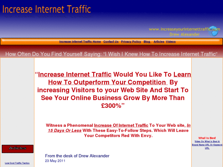 www.increaseyourinternettraffic.com