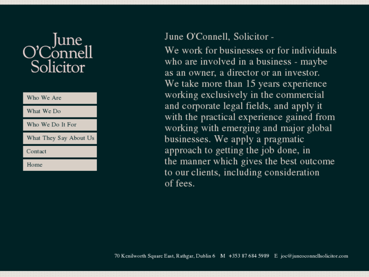 www.juneoconnellsolicitor.com