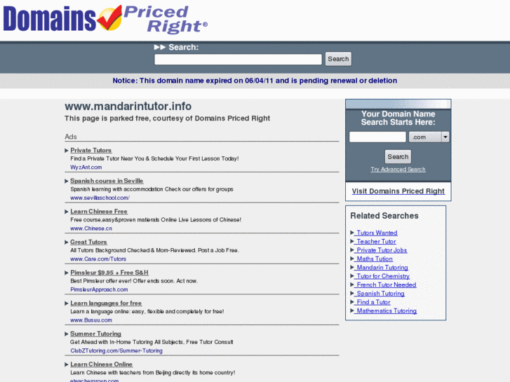 www.mandarintutor.info
