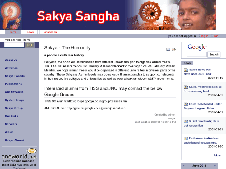 www.sakyasangha.org