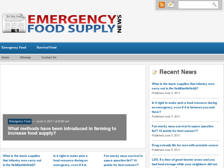 www.emergencyfoodsupplynews.com