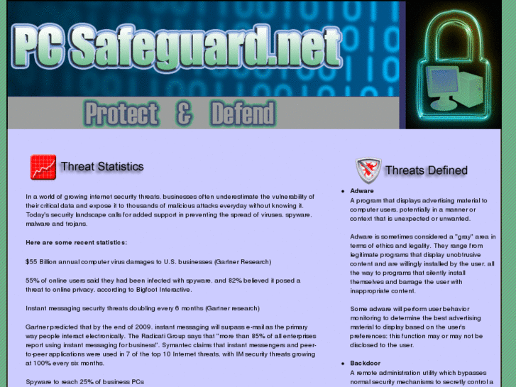 www.pcsafeguard.net