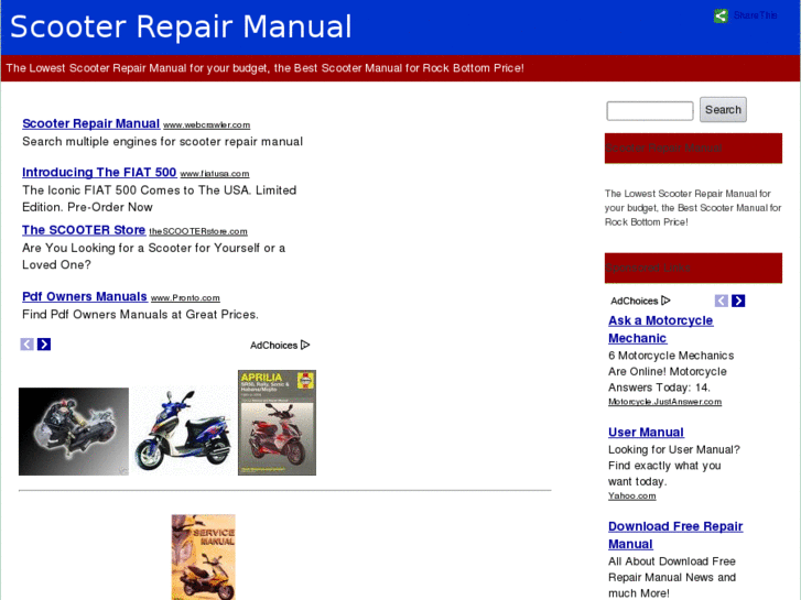 www.scooterrepairmanual.net