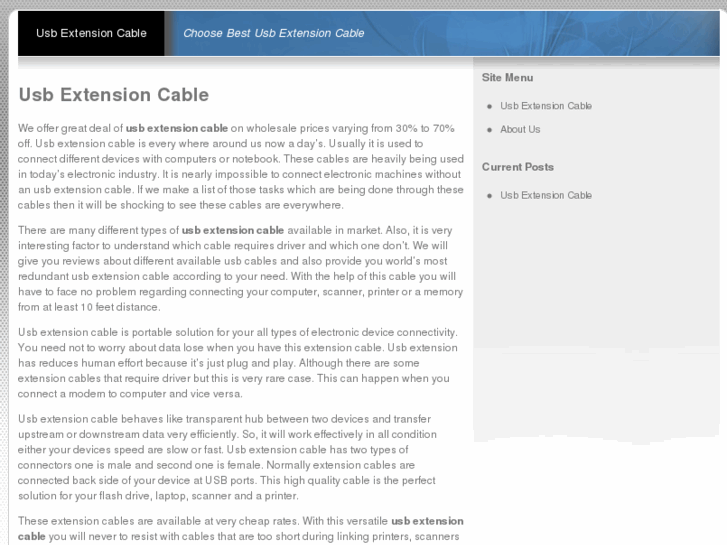 www.usbextensioncable4u.com