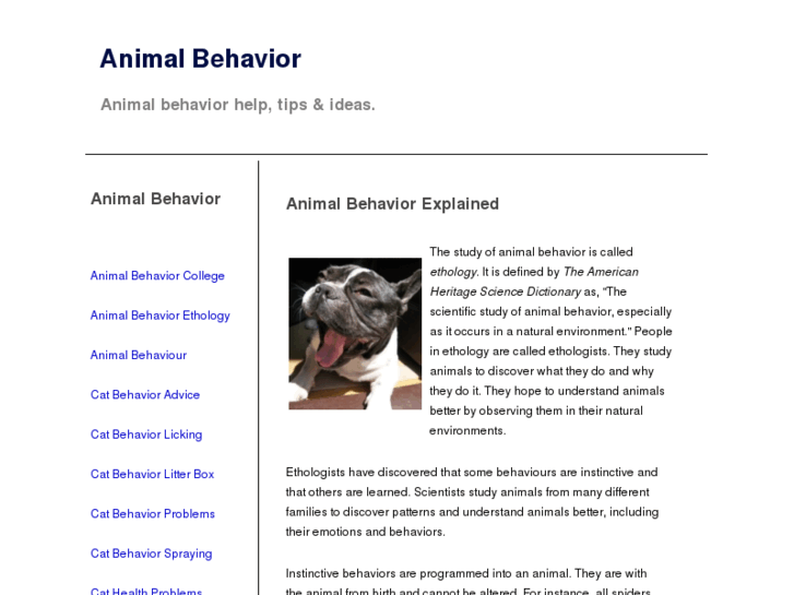 www.animal-behaviors.com