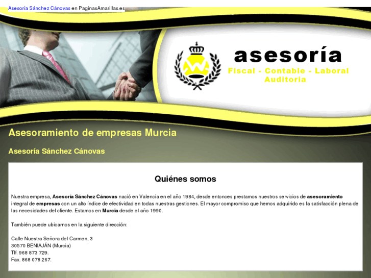 www.asesoriasanchezcanovas.com