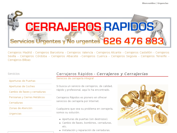 www.cerrajerosrapidos.com