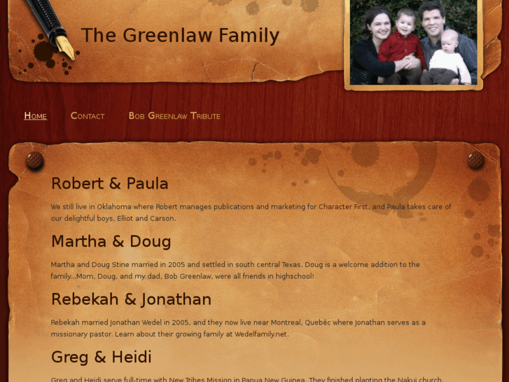 www.greenlawfamily.net