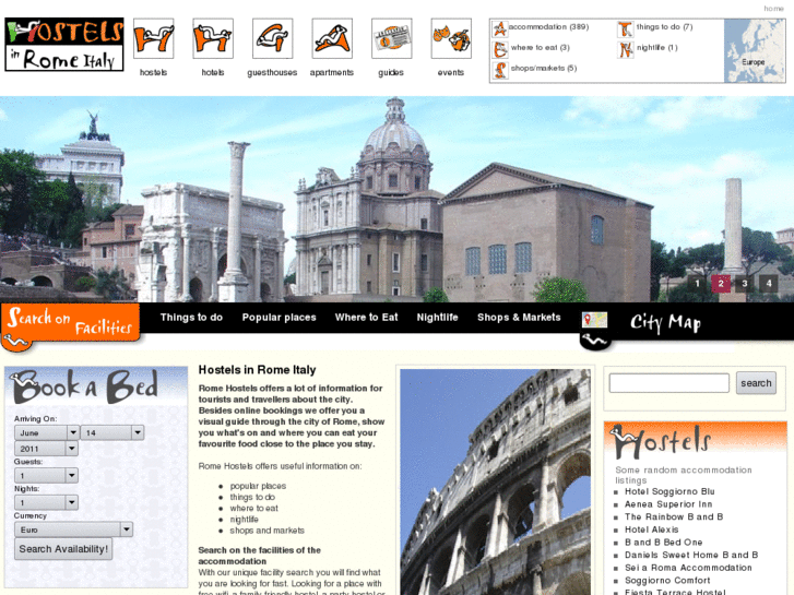 www.hostels-in-rome.com