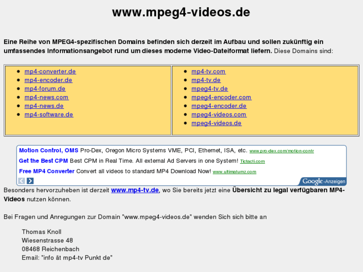 www.mpeg4-videos.de