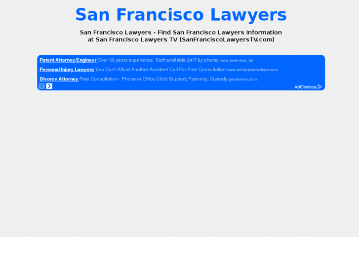 www.sanfranciscolawyerstv.com