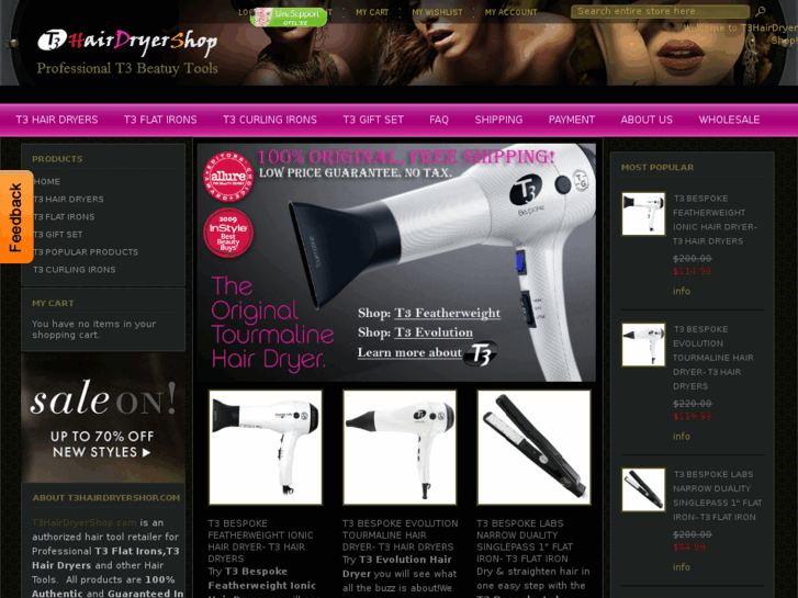 www.t3hairdryershop.com