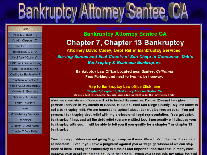 www.bankruptcyattorneysantee.com