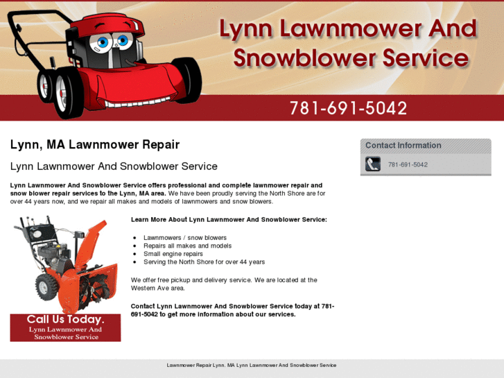 www.lynnlawnmowerandsnowblower.com