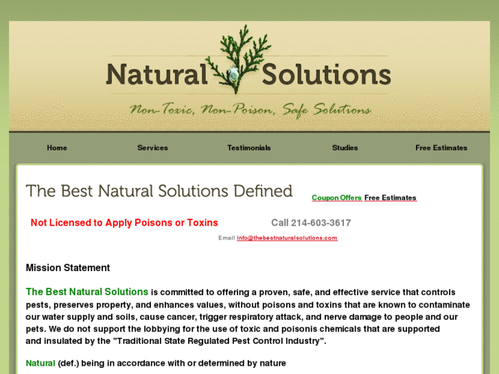 www.thebestnaturalsolutions.com