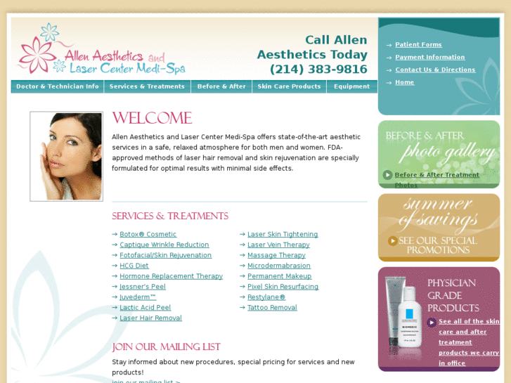 www.allenaestheticsandlasercenter.com