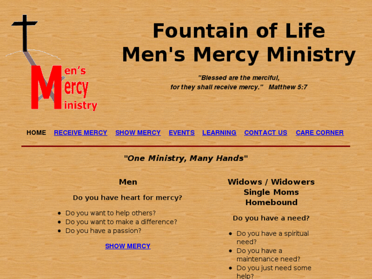 www.mensmercyministry.org