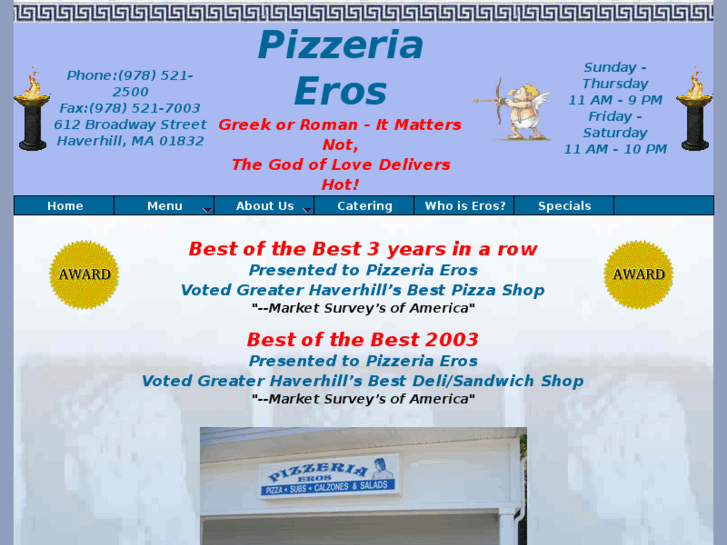 www.pizzeriaeros.com