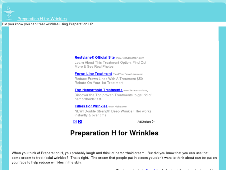 www.preparationhforwrinkles.com